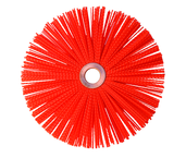 4 x 1/2 x 1/2- 3/8" Arbor Hole-Nylon Bandsaw Chip Brush - Apex Tool & Supply