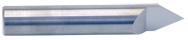 1/4" x 1/2" Split Length - SE - 30° Pt - Carbide Engraving Blank - Apex Tool & Supply