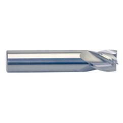3/8" Dia. - 5/8" LOC - 2" OAL - 4 FL Carbide S/E HP End Mill-Uncoated - Apex Tool & Supply