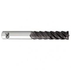 1/4 x 1/4 x 1-1/8 x 3 4Fl Square Carbide End Mill - TiALN - Apex Tool & Supply