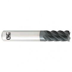 4mm x 4mm x 14mm x 51mm 5Fl C/R Carbide End Mill - TiALN - Apex Tool & Supply