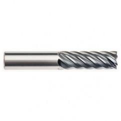 6mm x 6mm x 24mm x 75mm x 7 Flute Square 4xD Pow-R-Path Mill AlCRNX Coated-Series IPT7-SQ - Apex Tool & Supply