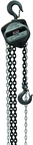 S90-200-10, 2-Ton Hand Chain Hoist with 10' Lift - Apex Tool & Supply