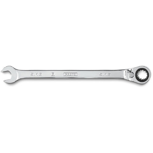 Proto Full Polish Combination Reversible Ratcheting Wrench 5/16″ - 12 Point - Apex Tool & Supply
