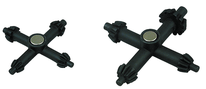 Lisle Master Chuck Key with 4 sizes to cover the most popular large chucks available. - Apex Tool & Supply