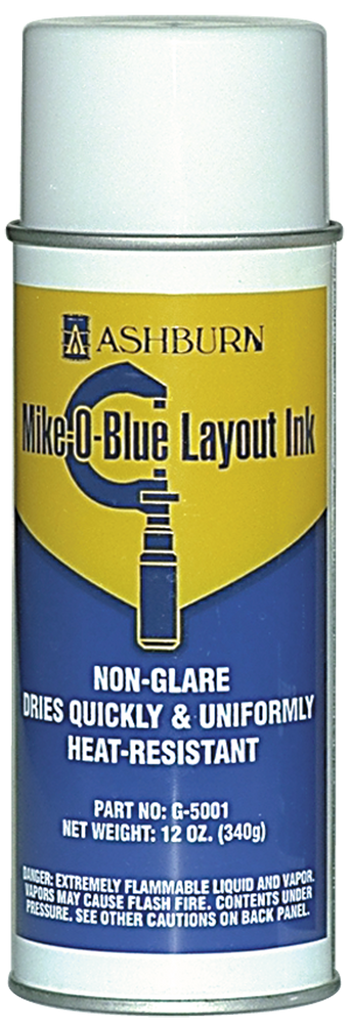 Mike-O-Blue Layout Ink - #G-5008-14 - 1 Gallon Container - Apex Tool & Supply