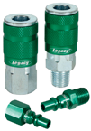 #A71458B - 1/4'' Body x 1/4 NPT (14-Pcs) - Green ARO Coupler & Plug Kit - Apex Tool & Supply