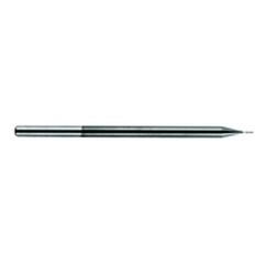 1/32 Dia. x 2-1/2 Overall Length 3-Flute Square End Solid Carbide SE End Mill-Round Shank-Center Cut-Amorphous Diamond - Apex Tool & Supply