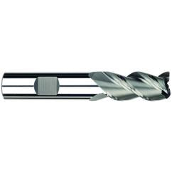 1/2X3-1/4 OAL 2FL .015R EM-UNC(W) - Apex Tool & Supply