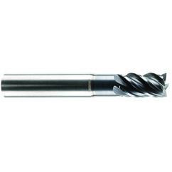 3/4" Dia. - 1" LOC - 4" OAL - 5 FL Carbide S/E HP End Mill-AlCrNX - Apex Tool & Supply