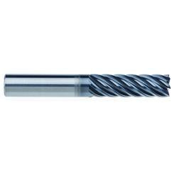 5/8" Dia. - 2-1/8" LOC - 4" OAL - 7 FL Carbide End Mill - AlCrNx - Apex Tool & Supply