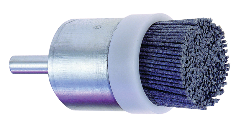 3/4'' Diameter - Nylon Abrasive End Brush - Apex Tool & Supply
