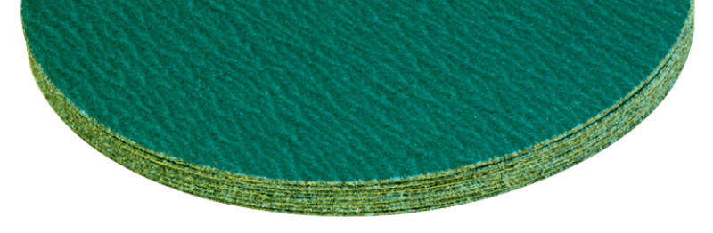 20" x No Hole - 36 Grit - Green Zirconium-Cloth Sanding PSA Disc - Apex Tool & Supply