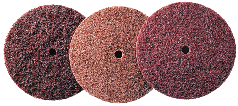 1 x 168" - Very Fine - Blue Surface Conditioning Belt With Low Stretch Backing - Apex Tool & Supply