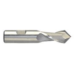 1" Dia. - 3-3/4" OAL -Uncoated M-42 Cobalt - Marxman Drill - Mill SE EM - 2 FL - Apex Tool & Supply