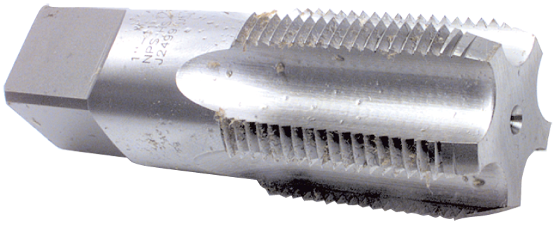 1-11-1/2Â NPS Dia. - HSS - Standard Straight Pipe Tap - Apex Tool & Supply