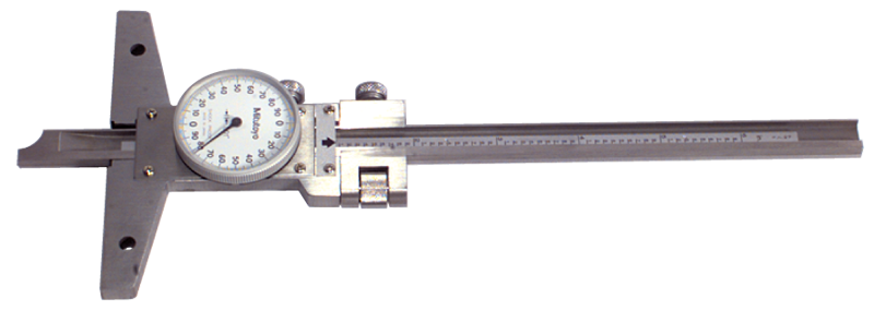 0-8" DIAL DEPTH GAGE - Apex Tool & Supply