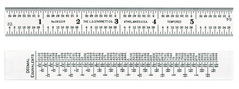 C622R-6 SCALE RULE - Apex Tool & Supply