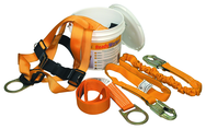 Kit w/T4500 Harness; T5111 Lanyard; T7314 Cross Arm Strap & 1.5 Gallon Bucket - Apex Tool & Supply