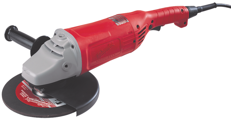 #6072 - 7/9'' Wheel Size - 6;000 RPM - Corded Angle Grinder - Apex Tool & Supply