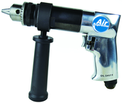 #7575 - 1/2" Chuck Size - Reversing - Air Powered Drill - Apex Tool & Supply
