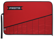 Proto® Red Canvas Tool Roll 10 Piece - Apex Tool & Supply