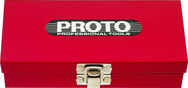 Proto® Tool Box, Red, 11-9/16" W x 11-1/8" D x 1-5/8" H - Apex Tool & Supply