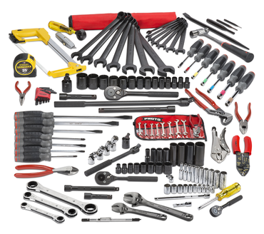 Proto® 141 Piece Railroad Electrician's Set With Tool Box - Apex Tool & Supply