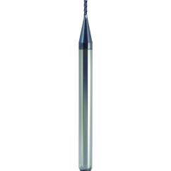.045 x 1/8 x .135 x 1-1/2 4FL W/ .005 C/R End Mill-AlTiN - Apex Tool & Supply