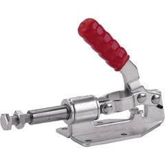 300 lbs 5/16-18 Flanged Base Straight Line Clamp - Apex Tool & Supply