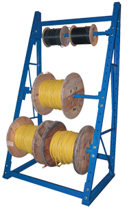48 x 36 x 120'' - 4-Axle Reel Rack - Apex Tool & Supply