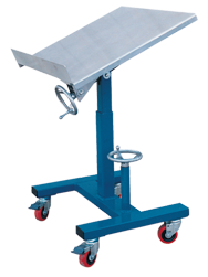 Tilting Work Table - 24 x 24'' 300 lb Capacity; 21-1/2 to 42" Service Range - Apex Tool & Supply