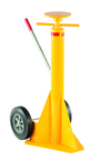 SpinTop Trailer Stabilizing Jacks - #SP-TOP - Includes reflective collar - High strength steel construction - 10" hard rubber wheels - Apex Tool & Supply