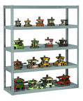 60"W x 24"D x 72"H Tool & Die Rack 5 Levels w/3,200 lbs capacity per level - Apex Tool & Supply