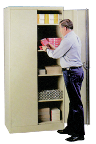 36 x 24 x 78'' (Dove Gray or Putty) - Storage Cabinet - Apex Tool & Supply