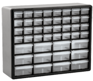 15-13/16 x 6-3/8 x 20'' (44 Compartments) - Plastic Modular Parts Cabinet - Apex Tool & Supply