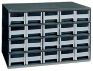 11 x 11 x 17'' (20 Compartments) - Steel Modular Parts Cabinet - Apex Tool & Supply