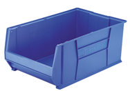 12-3/8 x 20 x 12'' - Blue Stackable Bin - Apex Tool & Supply