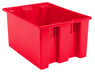 23-1/2 x 19-1/2 x 13'' - Red Nest-Stack-Tote Box - Apex Tool & Supply