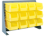 27-3/4 x 7 x 21" - Benchtop Bin Rack - Apex Tool & Supply