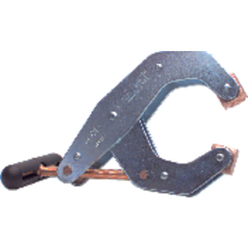 T-Handle Clamp With Cushion Handles - 3/8″ Throat Depth, 1″ Max. Opening - Apex Tool & Supply