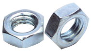 9/16-12 - Zinc / Bright - Hex Jam Nut - Apex Tool & Supply