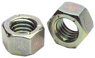 1/2-13 - Zinc / Yellow / Bright - Finished Hex Nut - Apex Tool & Supply