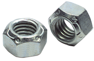 5/8-11 - Zinc / Bright - Nylon Insert Stop Nut - Apex Tool & Supply