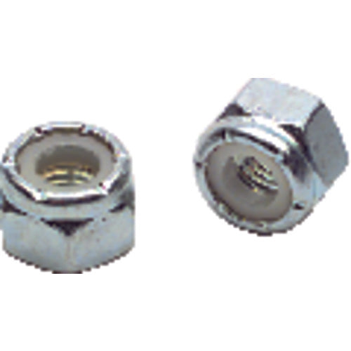 #10-32 - Zinc / Bright - Nylon Insert Stop Nut - Apex Tool & Supply