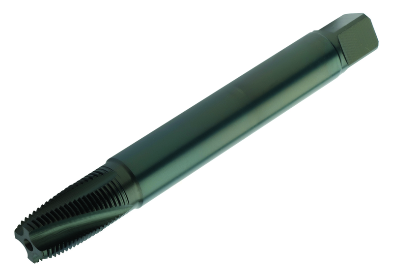 E7381/16 CoroTap 300 Cutting Tap with Spiral Flute NPTF Dia- 60° 1/16x27 Steam Oxide - Apex Tool & Supply
