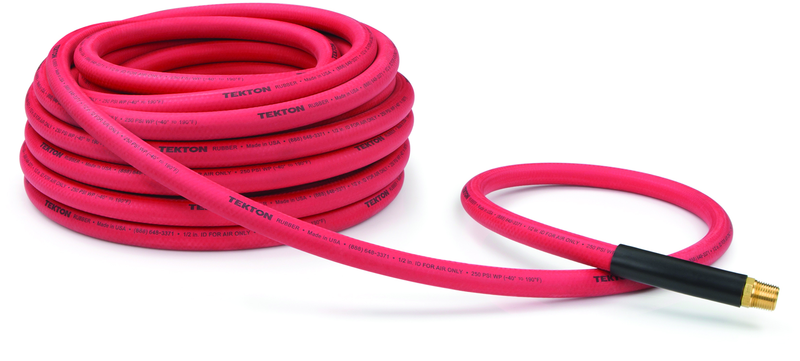 1/2X50' 250 PSIRUBBER AIR HOSE - Apex Tool & Supply