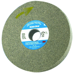 6" - MED Grit - Silicon Carbide - Finishing & Deburring Wheel - Apex Tool & Supply