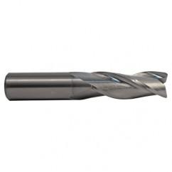 1/2 TuffCut Std. Length Center Cutting 3 Fl End Mill TiCN Coated - Apex Tool & Supply