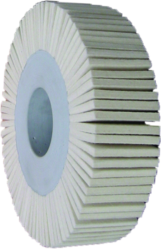 6 x 2 x 1" - Soft - Felt Polishing Flap Wheel - Apex Tool & Supply